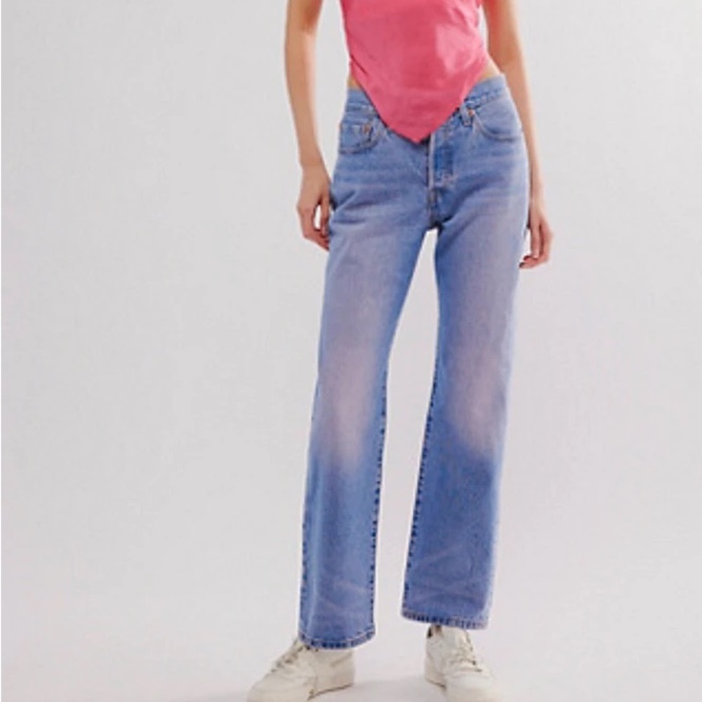 Levi’s 501 with Pink Wash